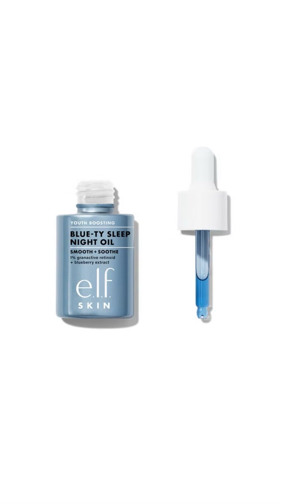 E.L.F SKIN YOUTH BOOSTING BLUE-TY SLEEP NIGHT OIL 30ml إيلف سيروم ليلي للعناية بالبشرة ومكافحة التجاعيد